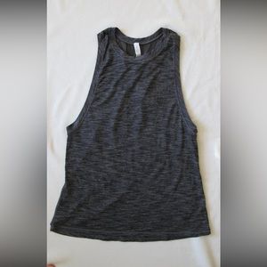 Grey/black lululemon size 6 tank. Only worn twice!